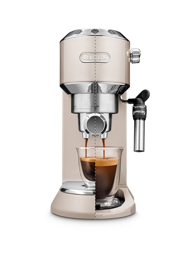 De’Longhi Dedica Style EC685M – 15-Bar Pump Espresso & Cappuccino Machine with Adjustable Cappuccino System, Slim 15 cm Silver Design - Image 54