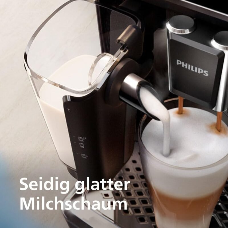Philips Series 5400 LatteGo Fully Automatic Coffee Machine – 12 Drinks, TFT Touch Display, Built-in Grinder, EP5441/50 Black - Image 12