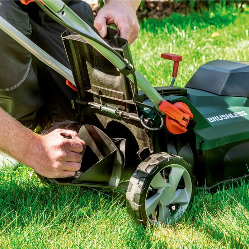 Metabo RM 36-18 LTX BL 36 36V Brushless Lawn Mower with 2 x 5.2Ah Battery & Charger